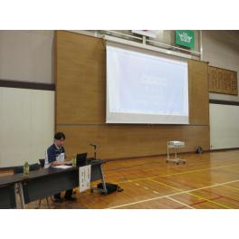 浜松市立蜆塚中学校にて「生き方講話」を行いました